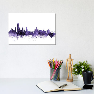 Albany, New York Skyline by Michael Tompsett - Wrapped Canvas Gallery-Wrapped Canvas Giclée