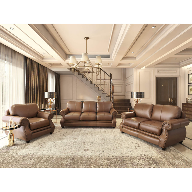 Charleston 3 - Piece Living Room Set