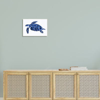 «Blue Speckled Sea Turtle Marine Animal Illustration» par Patti Mann