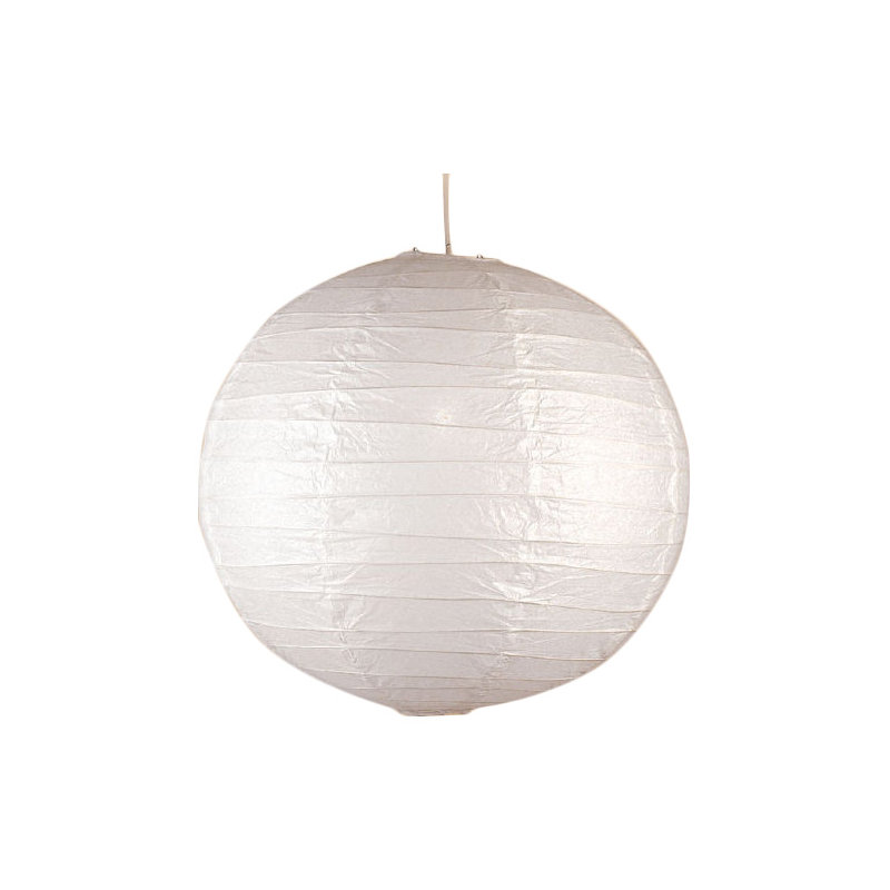 30cm H Paper Round Pendant Shade ( Clip On ), White