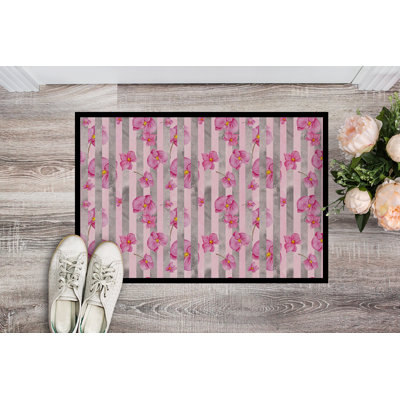 Belinda Non-Slip Floral Outdoor Doormat