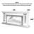 Retro American-style electric fireplace core with simulated fire fireplace-199052280