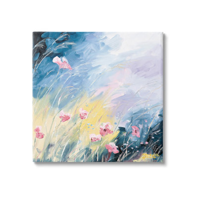 Fleurs avec ombre abstraite, art mural par Meredith Howse
