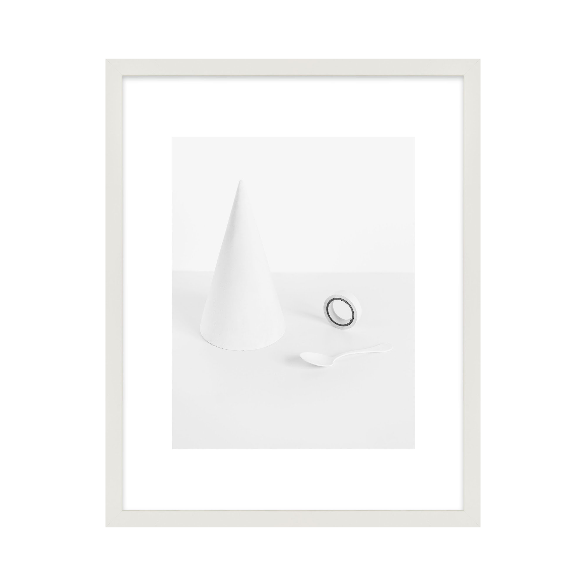 White Still Life 1 by Svetlana Smirnova, White, 20" H x 16" W x 1.25" D