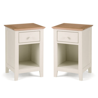 Bledsoe 40cm W Solid Wood Bedside Table
