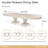 St. Charles Oval 79'' L x 46'' W