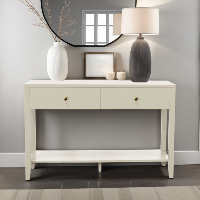 Gracie Console Table, Coconut Milk