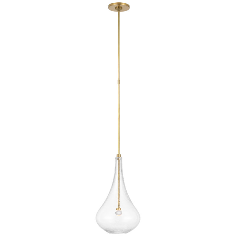 Lomme 1 - Light LED Pendant, Soft Brass