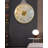 Luxury Modern Brass Wall Clock with Shell Texture Dial
