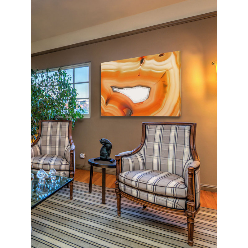 « citrine »-reproduction d’art sur toile tendue, H 40 po x l 60 po x P 1,5 po