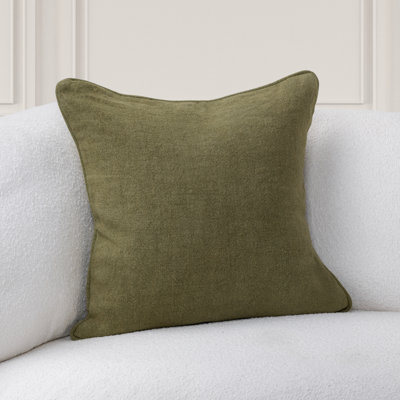 Bedford Linen Fabric Throw Pillow