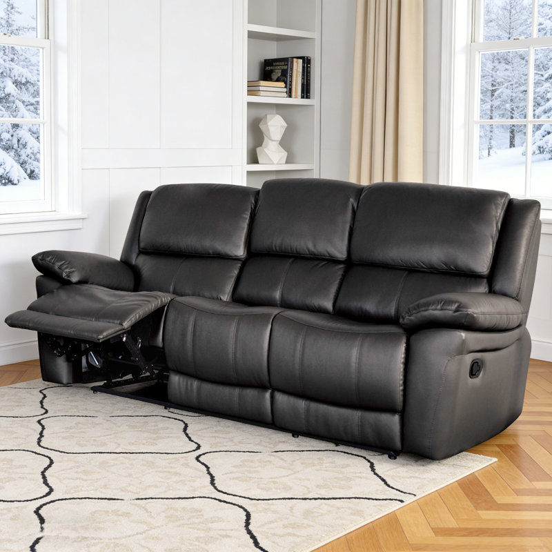 Sofa Manual Recliner, Black
