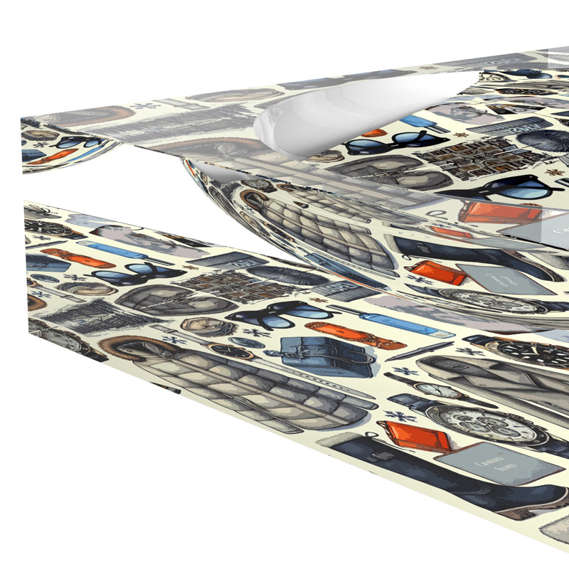 Aspen Chic Acrylic Decorative Tray, 6"W x 6"D x 2"H
