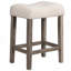 Ensemble de salle à manger 5 pièces à comptoir transitionnel 5 pièces, table carrée 36 pouces avec 4 tabourets capitonnés