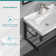 Mocoloo 23"L x 15"W Ceramic Rectangular Console Bathroom Sink with One Faucet Hole and Overflow