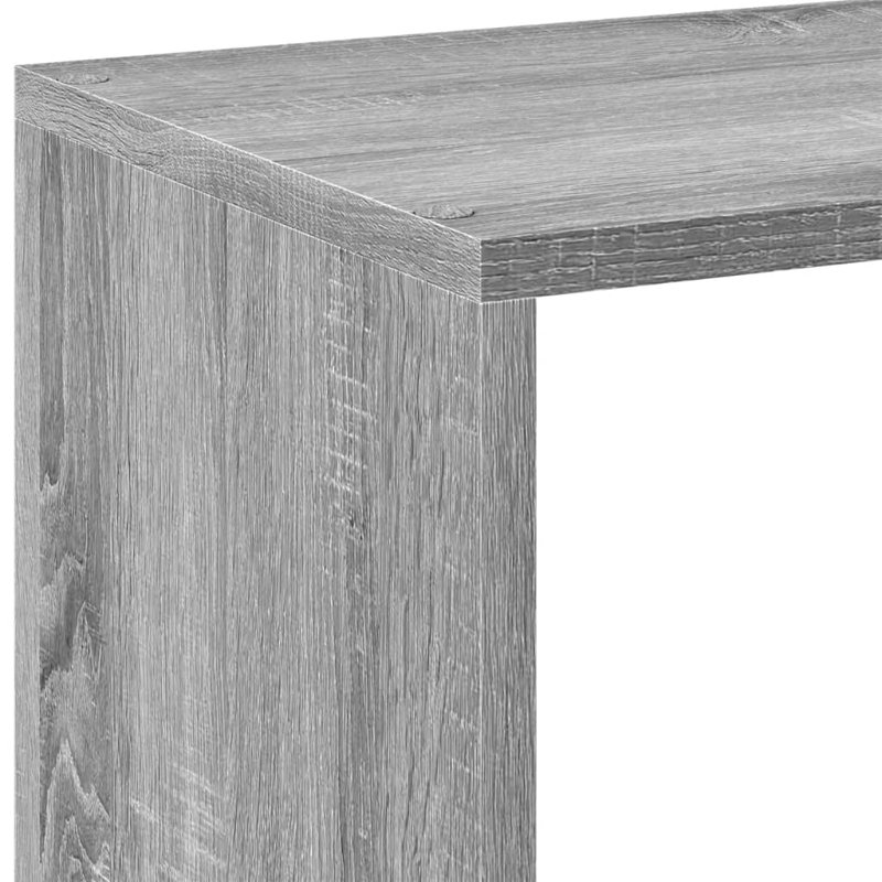 Mylo 103.5cm H x 102cm W Bookcase, Grey Sonoma