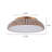 Antique Circular Led Flush Mount Light With Clear Crystals