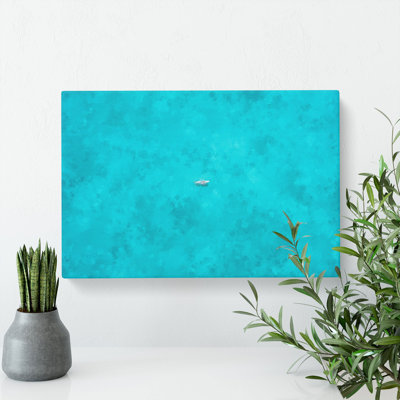 Coasting Boat - Wrapped Canvas Print