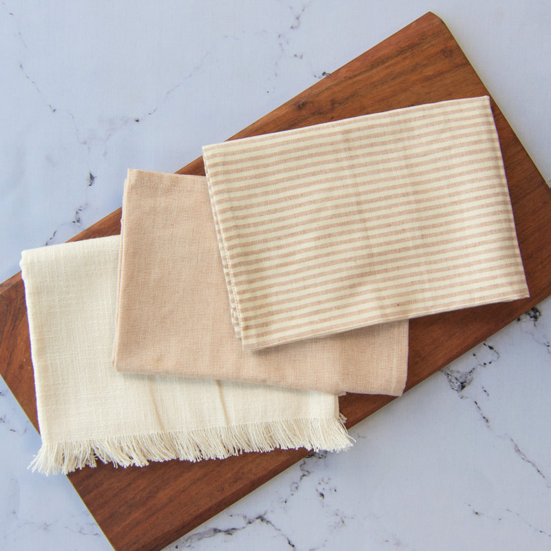 COPPER AND NATURAL FARMHOUSE STRIPE