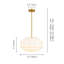 Karlita 3 - Suspension lumineuse en verre pour îlot de cuisine de style école