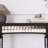 Half-Moon Mirrored Console Table With Fluted Glass & Crystal Knob Drawer-332541927