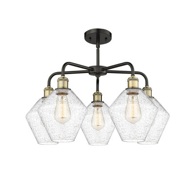 5 - Light Dimmable Teardrop Chandelier