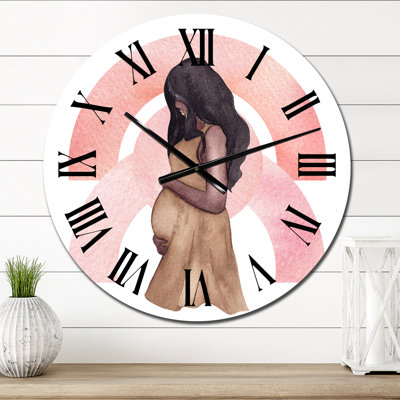Jeune horloge murale Glam