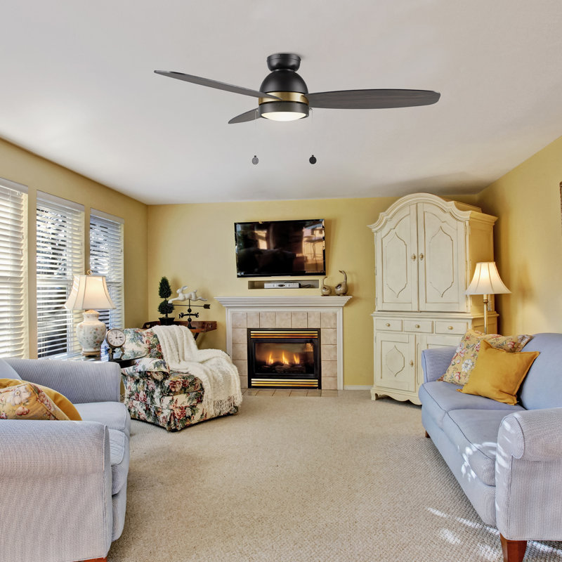 Gustabo 52'' Ceiling Fan with LED Lights