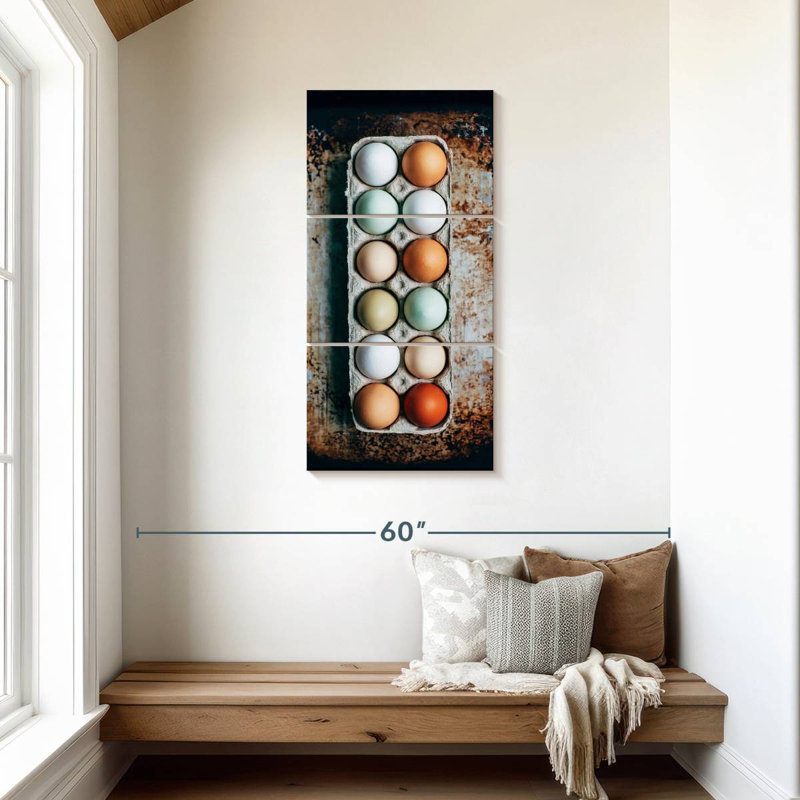 A Dozen Eggs, 44" H x 21" W