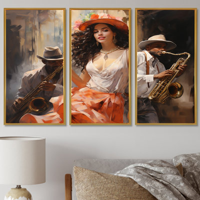 Makris - ensemble d'art mural musicien