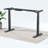 Height Adjustable Electric Dual Motor Standing Desk - Black Frame-111565254
