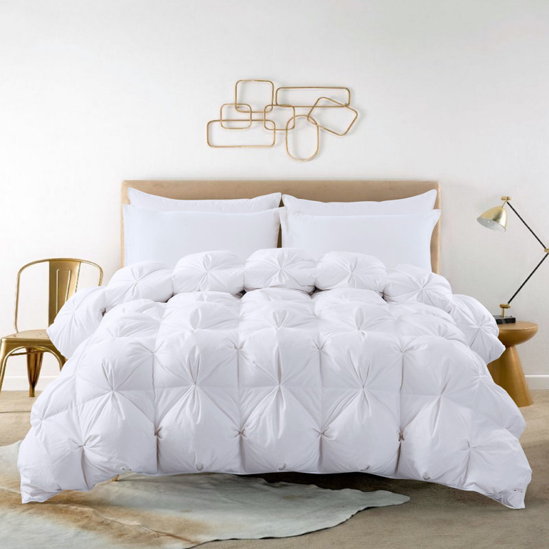 600in³/oz Fill Power All Season Down Blend Down Comforter, Queen