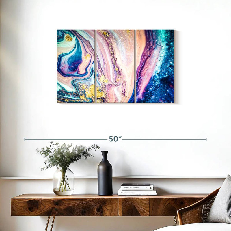 Avery Galaxy Pour, 20" H x 33" W