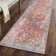 Labarbera Oriental Machine Washable Red/Blue Non-Slip Backing Area Rug