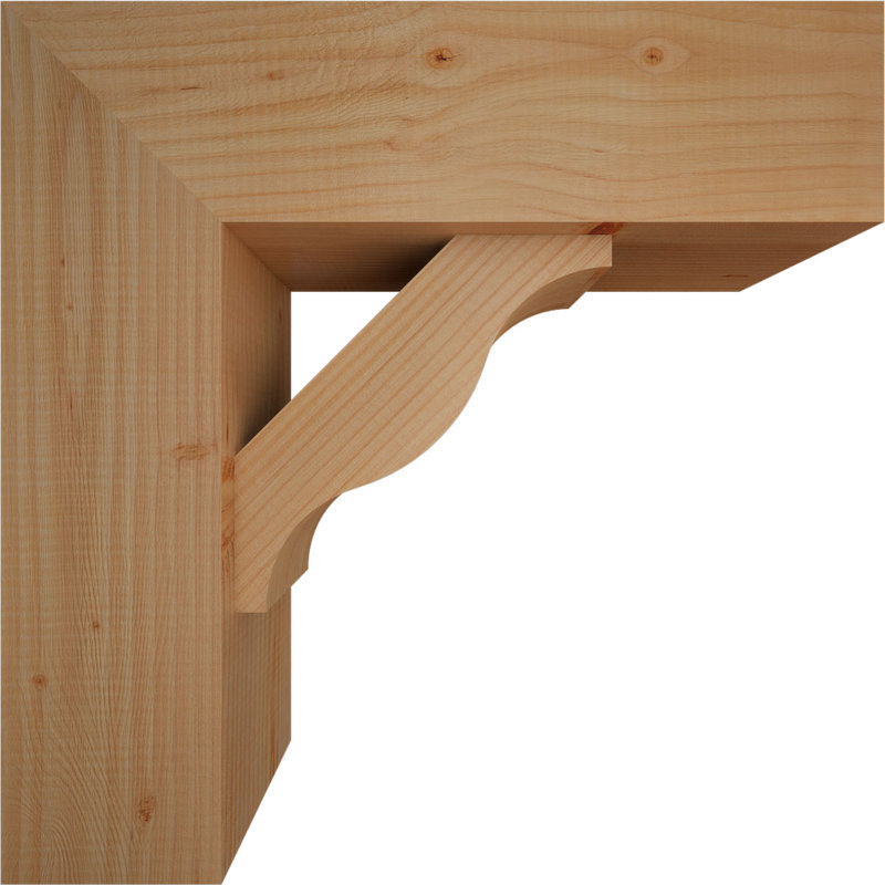 Support Funston Block avec support décalé, 22 X 22, Sapin Douglas de l 7 1/2 (lisse)