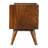 Uwais Solid Wood Open Storage Bench