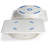 Ateco Reversible 2-Sided Revolving Cake Decorating Stand,12-Inch Diameter, White