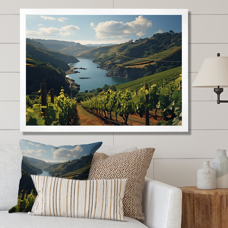 Vignes de Lakeside, Cadre photo blanc, H 12 po x l 20 po x P 1 po