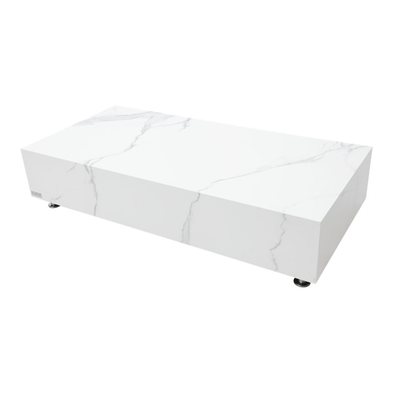 BIANCO Marble Porcelain Coffee Table 157.5 x 76.2 x 35.6 cm