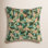 Lamia 22" Cotton Velvet Fabric Botanical Throw Pillow