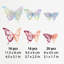 Butterflies Mix Wall Sticker
