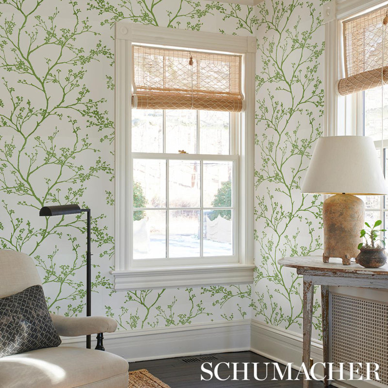 Twiggy Wallpaper, Green