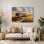 Art mural en métal beige Farm Farm Wagon-789616599