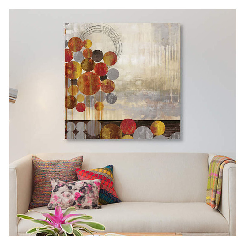 « sphere scape », impression sur toile, H 26 po x l 26 po x P 1,5 po