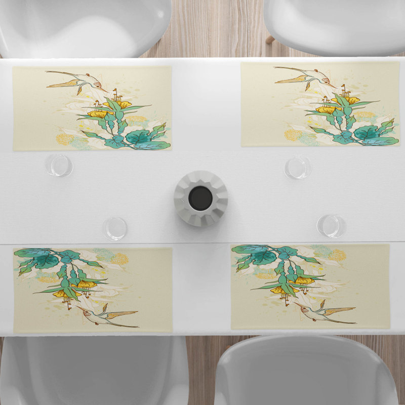 Polyester Animals/Nature Rectangle Placemat