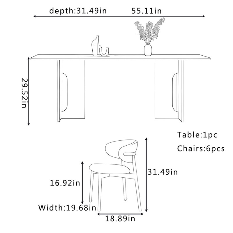 Anyha, 29.52"H x 55.11"L x 31.49"W