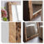 Miroirs rectangulaires pleine longueur en bois manufacturé