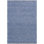 Tapis bleu tissé à plat à la main Sana