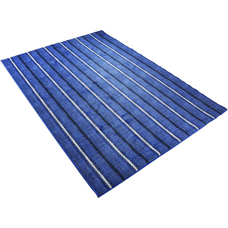 Tapis antidérapant antidérapant et léger inspiré de la nature pour la cuisine du salon, Rectangle 5 pi x 7 pi