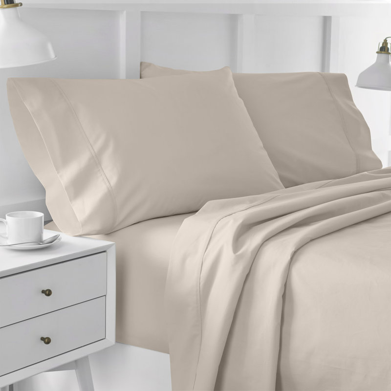 Modern Living 300 Thread Count Satin Pillowcase, Standard, Graphite